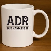 Adr AinT Doin Right But Handling It Funny Vet Tech Vet Dk. 11oz C Handle Ceramic Mug