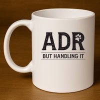 Adr AinT Doin Right But Handling It Funny Vet Tech Vet Dk. 11oz C Handle Ceramic Mug