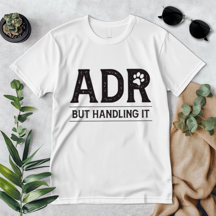 Adr AinT Doin Right But Handling It Funny Vet Tech Vet Dk. Premium T-Shirt