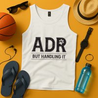 Adr AinT Doin Right But Handling It Funny Vet Tech Vet Dk. Tank Top