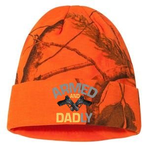 Armed And Dadly Funny Deadly Father Gifts For Fathers Day Kati Licensed 12" Camo Beanie