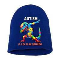 Autism Awareness Dabbing Gecko Cool Gift Short Acrylic Beanie