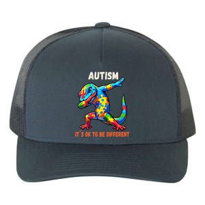 Autism Awareness Dabbing Gecko Cool Gift Yupoong Adult 5-Panel Trucker Hat