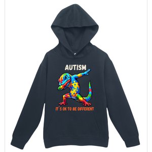 Autism Awareness Dabbing Gecko Cool Gift Urban Pullover Hoodie