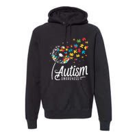 Autism Awareness Dandelion Puzzle Autism Premium Hoodie