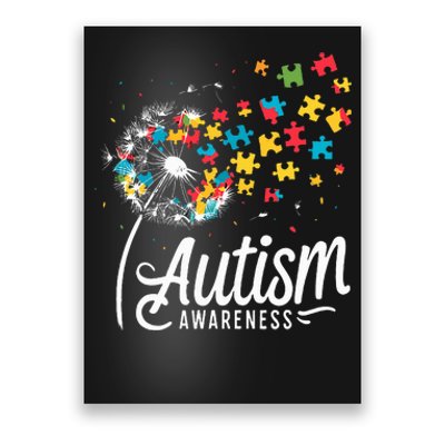 Autism Awareness Dandelion Puzzle Autism Poster