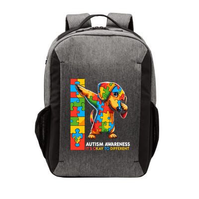 Autism Awareness Dabbing Dachshund Funny Gift Vector Backpack