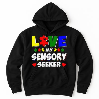 Autism Awareness Day Puzzle Sensory Seeker Gift Hoodie
