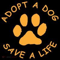 Adopt A Dog Save A Life Tee Rescue Dog Flexfit Unipanel Trucker Cap