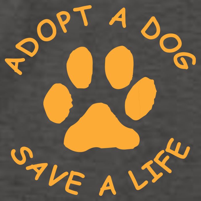 Adopt A Dog Save A Life Tee Rescue Dog Vector Backpack
