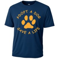 Adopt A Dog Save A Life Tee Rescue Dog Performance Shirt