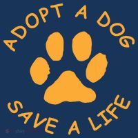 Adopt A Dog Save A Life Tee Rescue Dog Premium T-Shirt