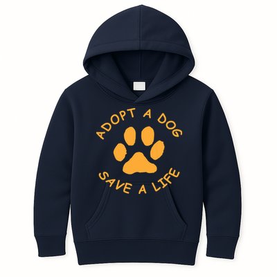 Adopt A Dog Save A Life Tee Rescue Dog Kids Hoodie