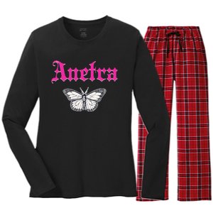 Anetra Anetra Drag Drag Queen Drag Race 15 LGBT Sashay Women's Long Sleeve Flannel Pajama Set 