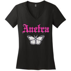 Anetra Anetra Drag Drag Queen Drag Race 15 LGBT Sashay Women's V-Neck T-Shirt