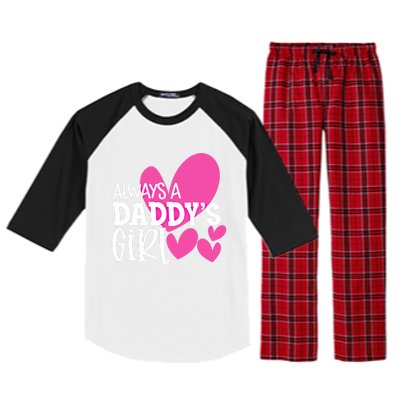 Always A Daddys Gift Daughter Gift Raglan Sleeve Pajama Set