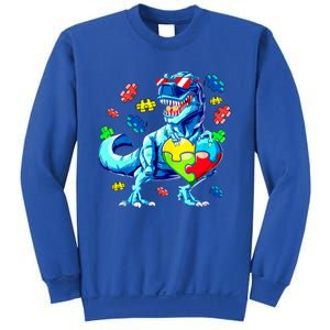 Autism Awareness Dinosaurs Cool Gift Sweatshirt