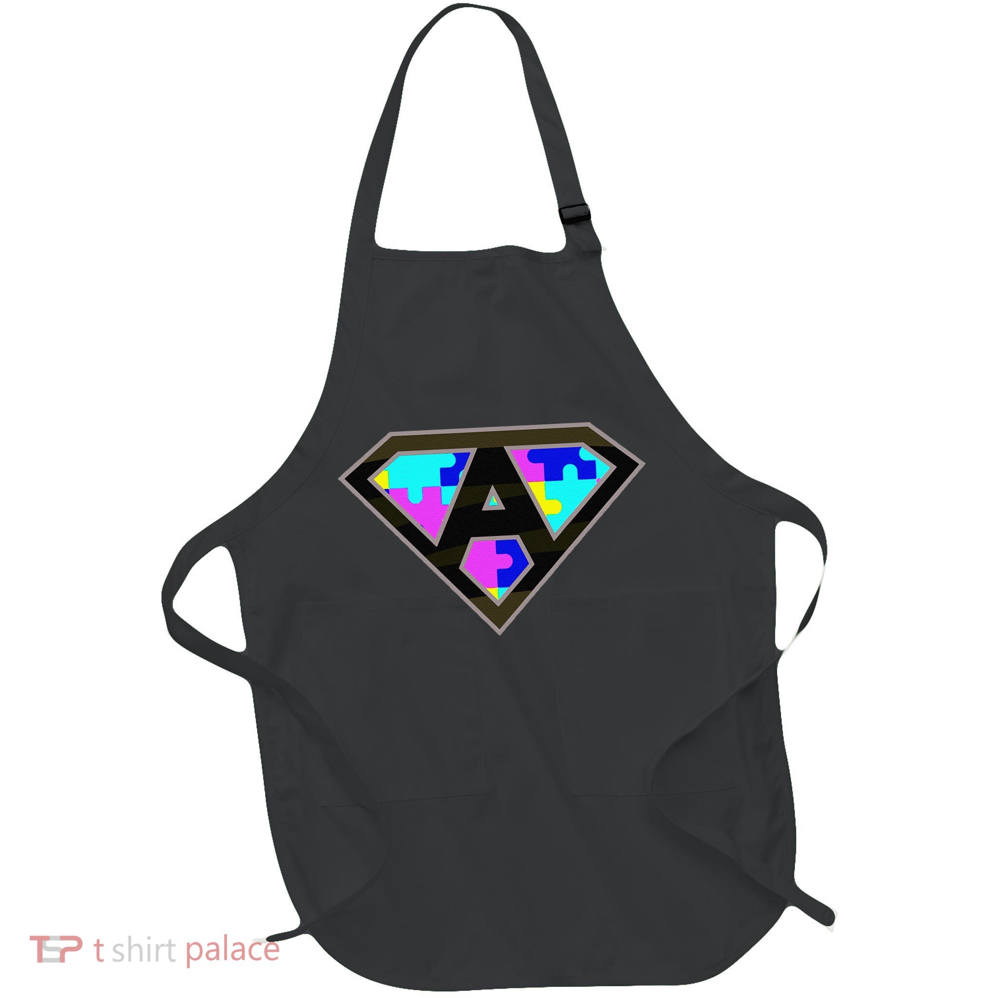 Autism Awareness Day Superhero Love Apron