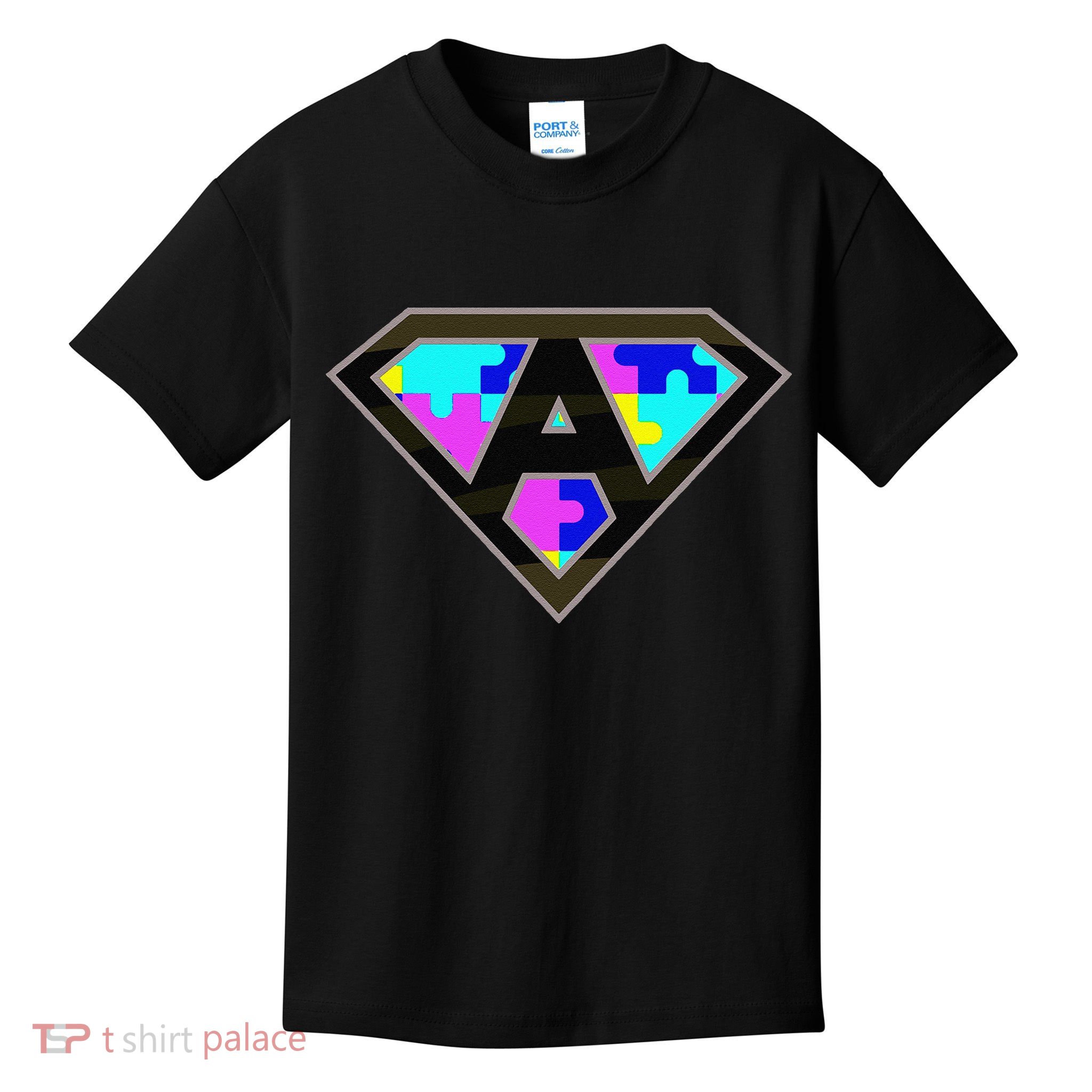 Autism Awareness Day Superhero Love Kids T-Shirt
