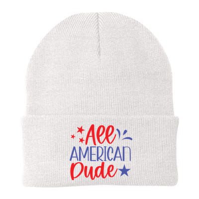 All American Dude Freedom 4th Of July Patriotic Veteran Meaningful Gift Beanie