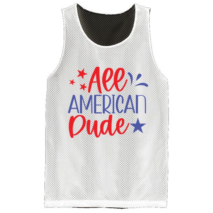 All American Dude Freedom 4th Of July Patriotic Veteran Meaningful Gift Mesh Reversible Basketball Jersey Tank