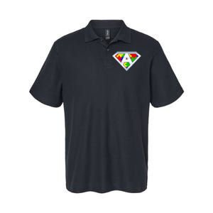 Autism Awareness Day Superhero Softstyle Adult Sport Polo