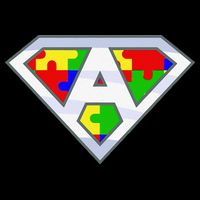 Autism Awareness Day Superhero 16 in Basic Backpack