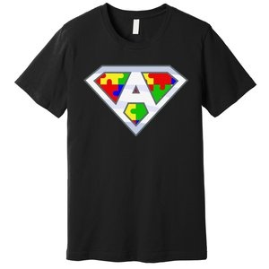 Autism Awareness Day Superhero Premium T-Shirt