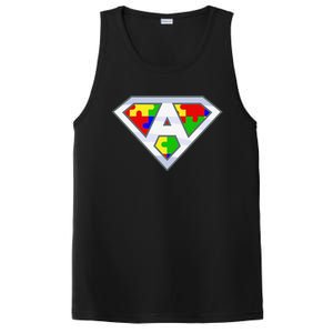 Autism Awareness Day Superhero PosiCharge Competitor Tank