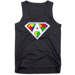 Autism Awareness Day Superhero Tank Top