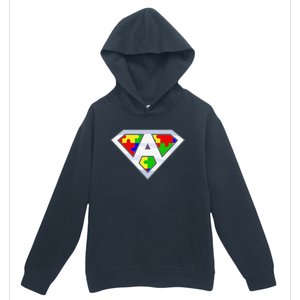 Autism Awareness Day Superhero Urban Pullover Hoodie