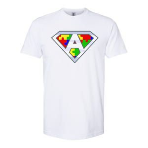 Autism Awareness Day Superhero Softstyle CVC T-Shirt