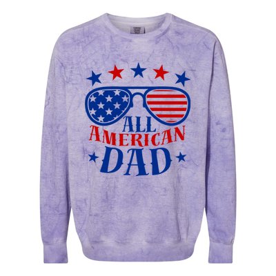 All American Dad Colorblast Crewneck Sweatshirt