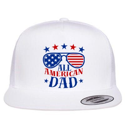 All American Dad Flat Bill Trucker Hat