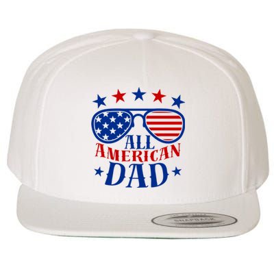 All American Dad Wool Snapback Cap