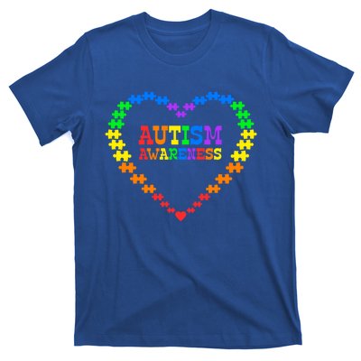 Autism Awareness Day Heart Love Support Sd Autistic Cute Gift T-Shirt