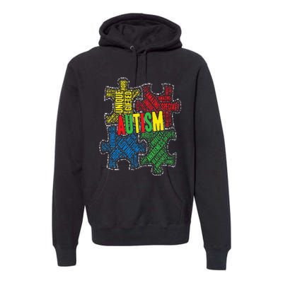 Autism Awareness Design Supporting Spread Kindness Premium Hoodie