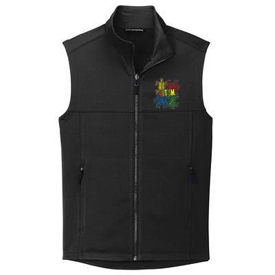 Autism Awareness Design Supporting Spread Kindness Collective Smooth Fleece Vest