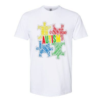 Autism Awareness Design Supporting Spread Kindness Softstyle CVC T-Shirt