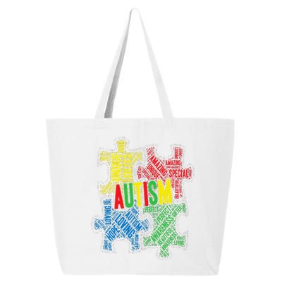 Autism Awareness Design Supporting Spread Kindness 25L Jumbo Tote