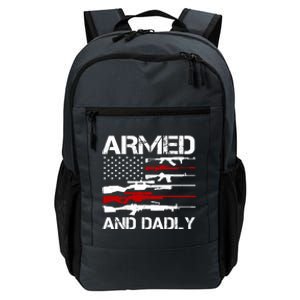 Armed And Dadly Military Dad Gift Daily Commute Backpack