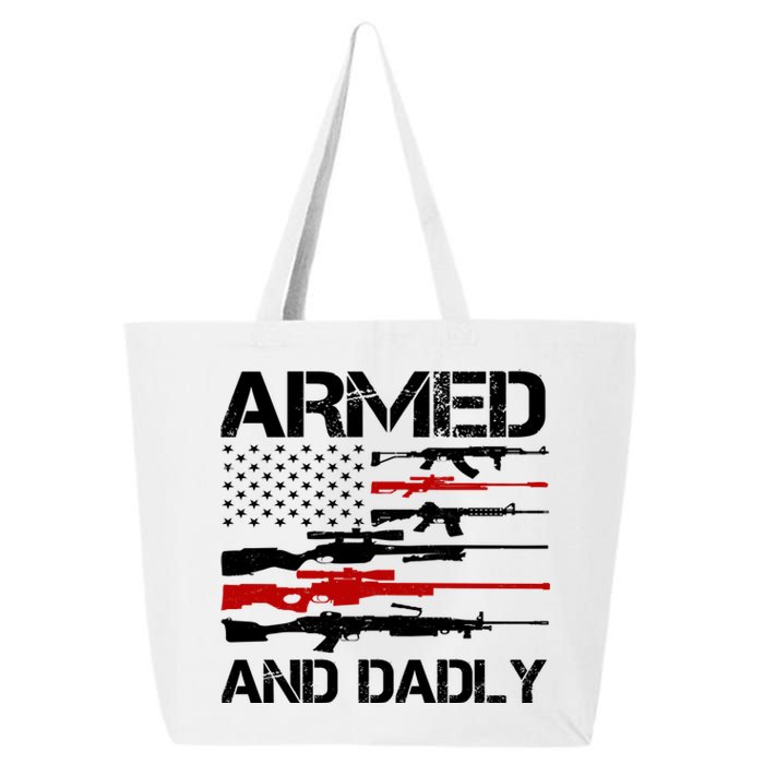 Armed And Dadly Military Dad Gift 25L Jumbo Tote