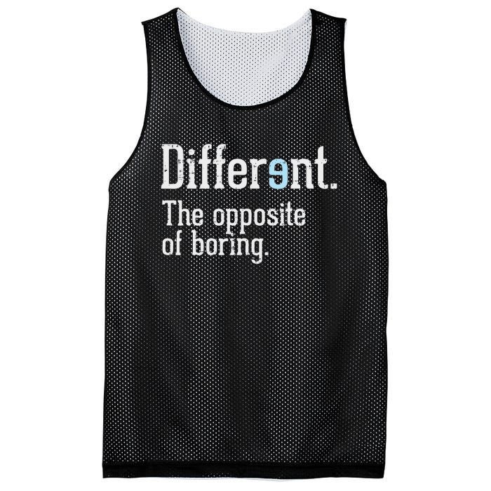 Autism Awareness Different Definition Autistic Gift Bo Mesh Reversible Basketball Jersey Tank