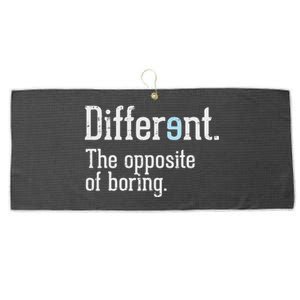 Autism Awareness Different Definition Autistic Gift Bo Large Microfiber Waffle Golf Towel