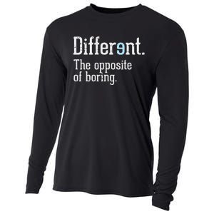 Autism Awareness Different Definition Autistic Gift Bo Cooling Performance Long Sleeve Crew