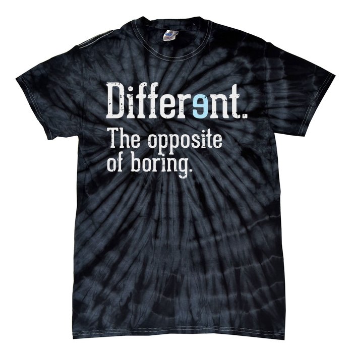 Autism Awareness Different Definition Autistic Gift Bo Tie-Dye T-Shirt