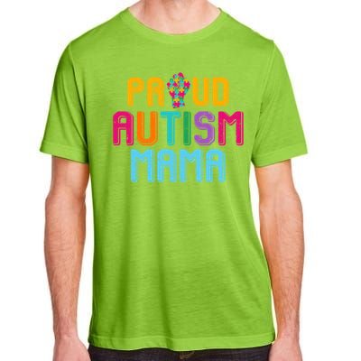 Autism Awareness Day Matching Family Proud Autism Mama Gift Adult ChromaSoft Performance T-Shirt