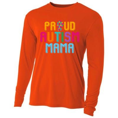 Autism Awareness Day Matching Family Proud Autism Mama Gift Cooling Performance Long Sleeve Crew