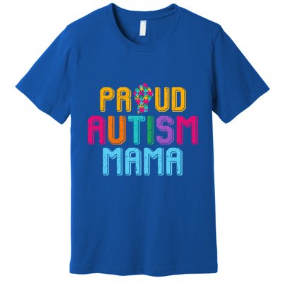 Autism Awareness Day Matching Family Proud Autism Mama Gift Premium T-Shirt