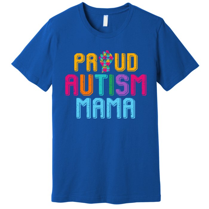 Autism Awareness Day Matching Family Proud Autism Mama Gift Premium T-Shirt